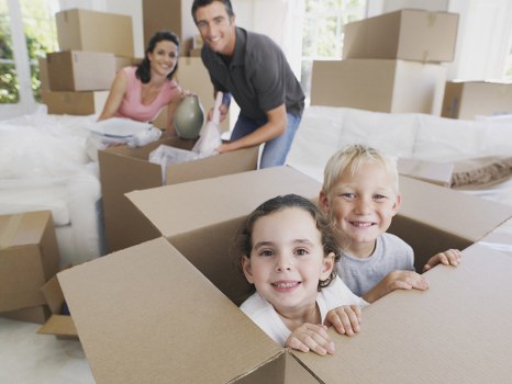 Careful packing and labeling during a local house move