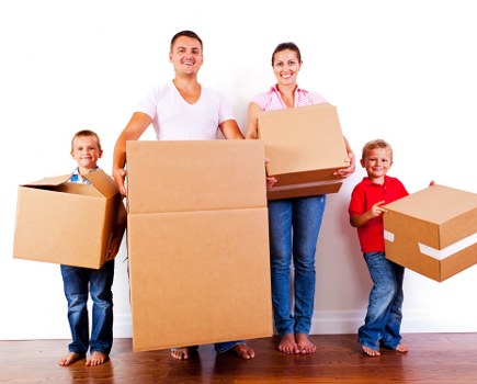 Removals van service for homes and flats in Staines