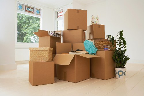 Moving day preparation for a home removal in Staines